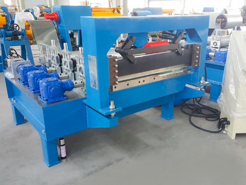 Simple Coil Flattening and Cutting Machine