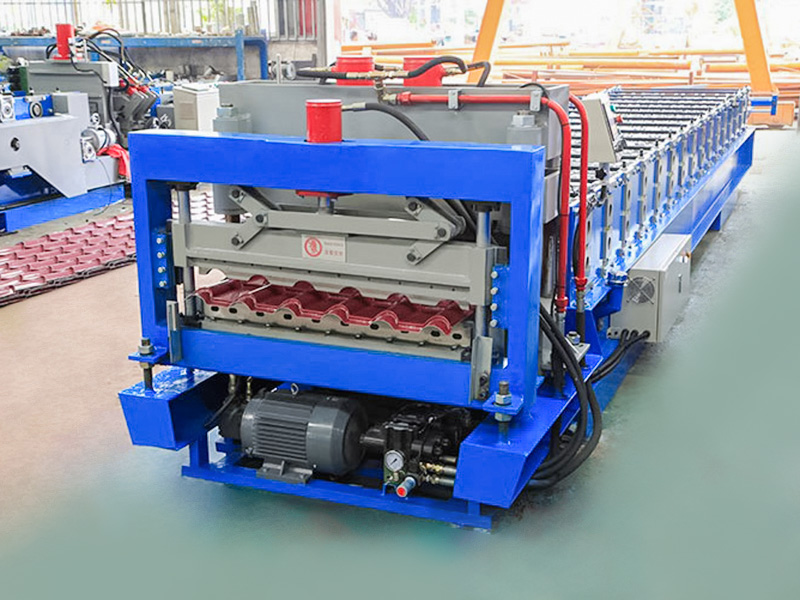 YX25-162-810 Strong Adaptability Glazed Tile Roll Forming Machine