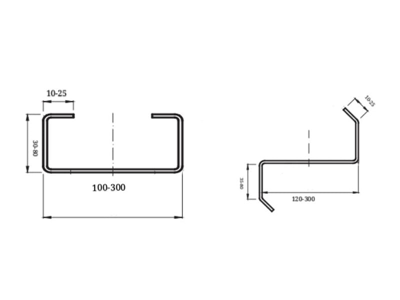 CZ100-300 Type Fully Automatic Purlin Roll Forming Machine