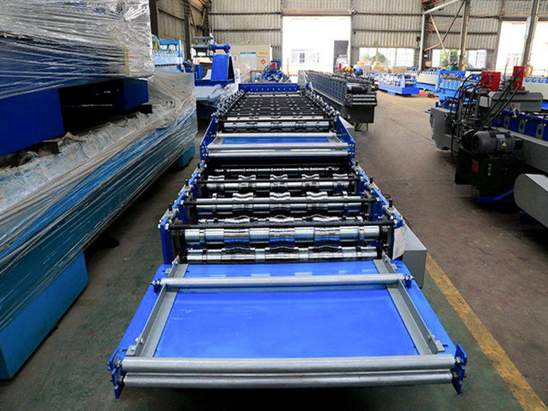845-900-Type Double Layer Roofing Sheet Roll Forming Machine